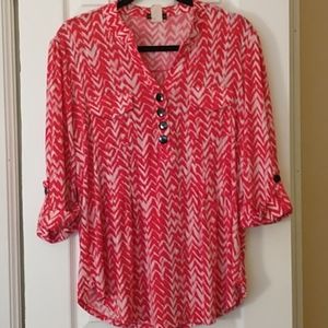 Hot pink dress shirt